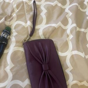 Purple wristlet
